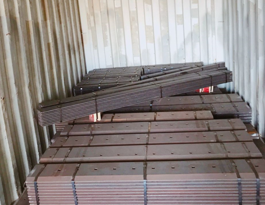 Сверток на режущем крае погрузчика DB16X150X1828