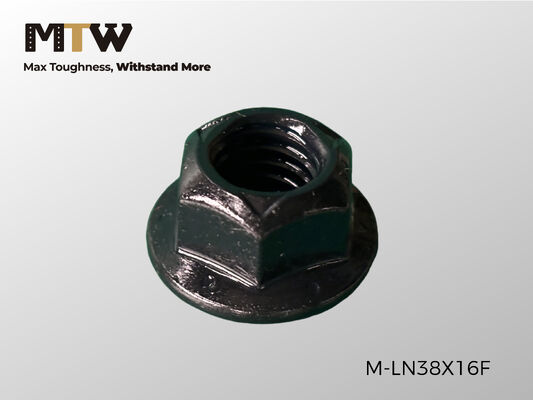 M-LN38X16F Flange Lock Nut 3/8"UNC-16 Heavy Duty Wear Part 0.02KG